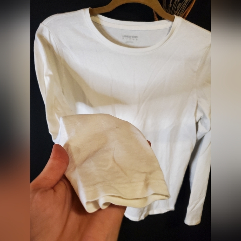 Landsend Small White Long Sleeve Top - Picture 4 of 5